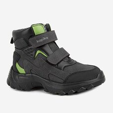 Ботинки Kapika 52546ук-1 черный-зеленый (28-32)**