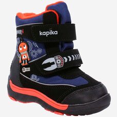 Ботинки Kapika 41253-1 черный-синий (22-26)**