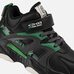 ботинки Капика 73893-2 черный-зеленый (31-35)**